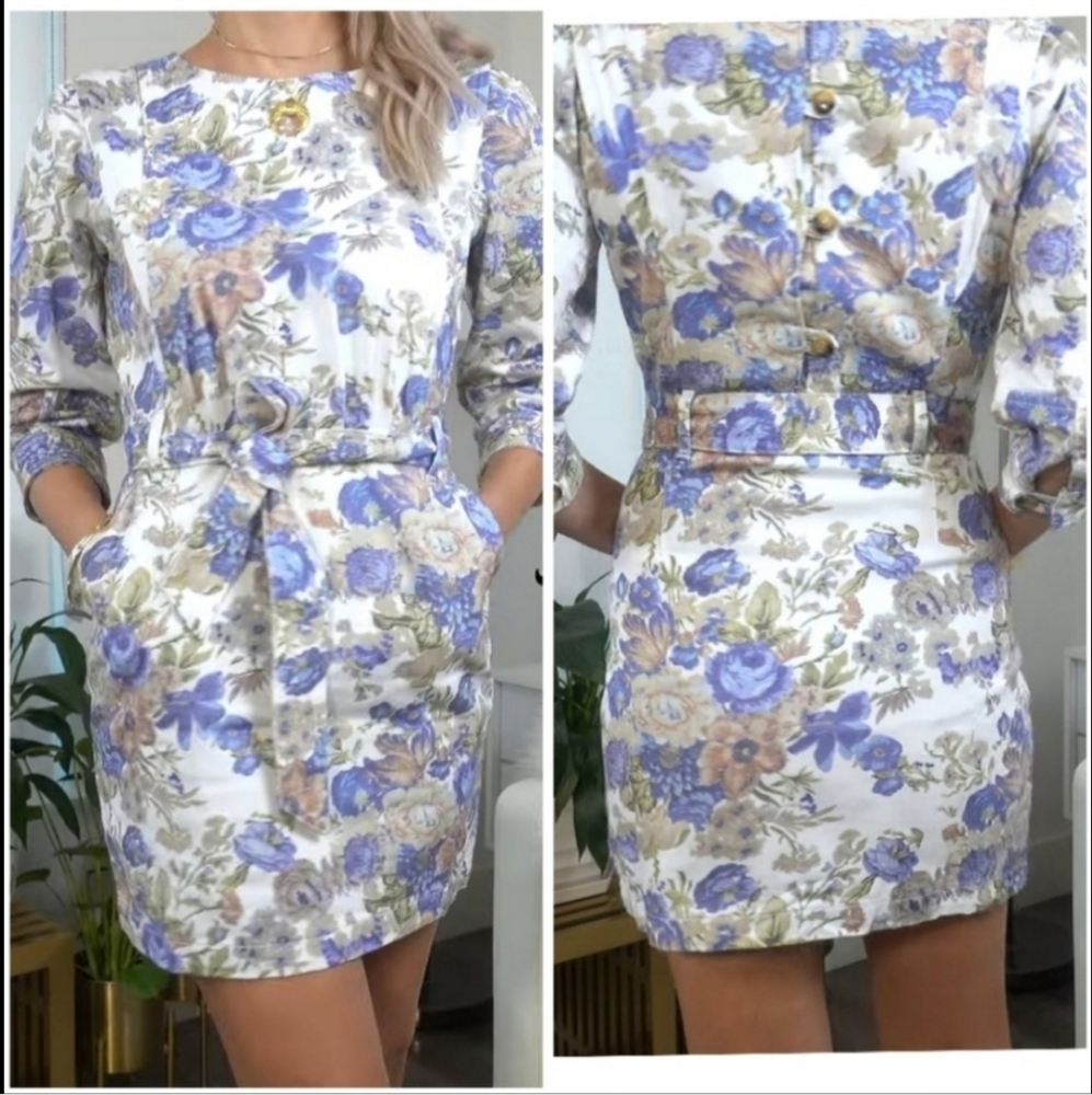 SÉZANE  100% Organic Cotton Denim Mini Dress - Picture 16 of 17